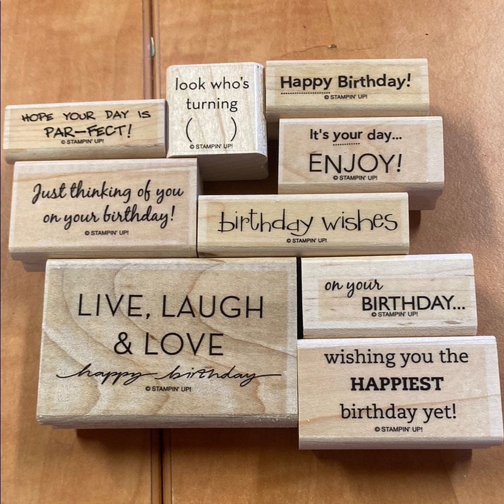 Stampin' Up! Brown Design Stamps for Creative Crafting